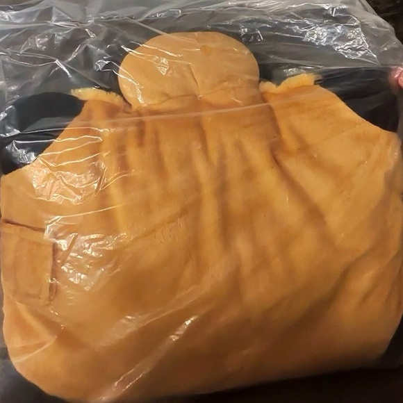 Plush Dog Toy Kids Pillow- Yellow and Black - Picture 6 of 7